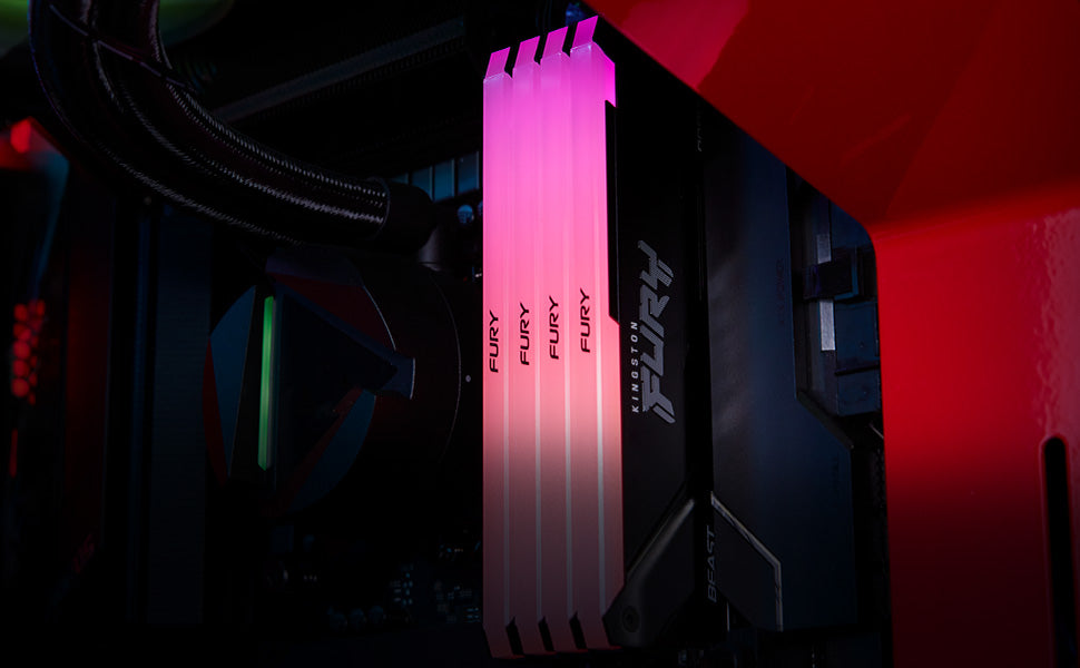 RAM  Kingston FURY 16Go (2x8Go) 3200Mhz DDR4 - DIMM AMD - RGB